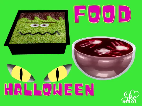 Maxis Match Food Halloween - The Sims 4 Custom Content