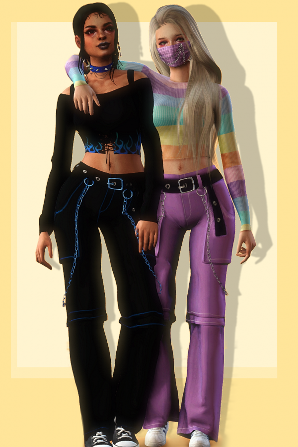 Maxis Match Doom Pants by simsfinds - The Sims 4 Custom Content