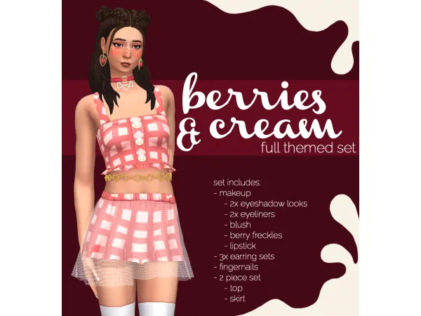 Berries and Cream - full set download by Bellassims