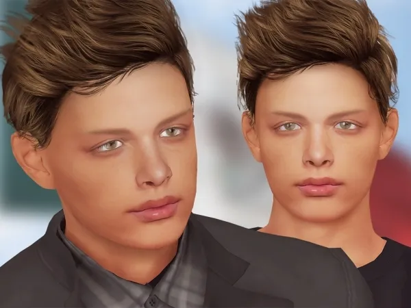 Mix Sim Model Luis Miguel Lips Preset - The Sims 4 Custom Content