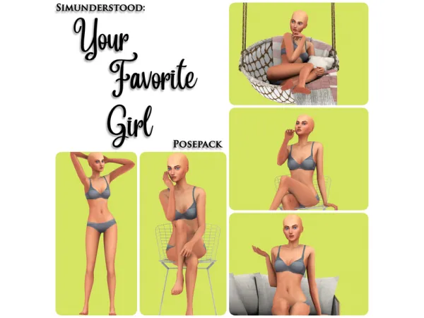 Mix YOUR FAVORITE GIRL POSEPACK - The Sims 4 Custom Content