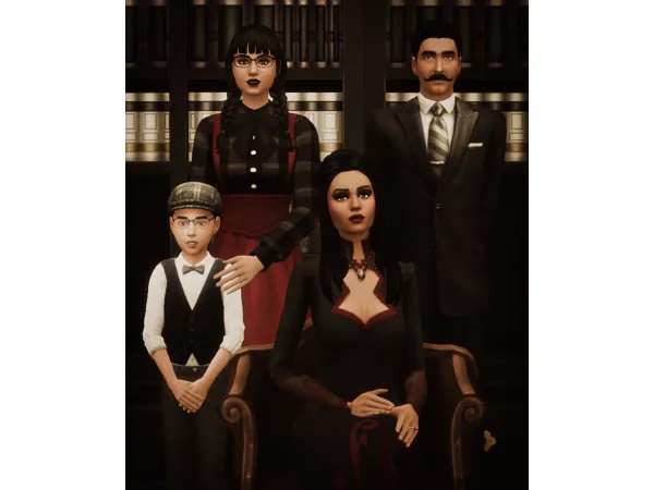 Goth Mansion and The Goth Family
