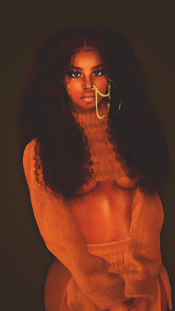 Lala xxBlacksims Curly Wild Hair by simsfinds - The Sims 3 Custom Content