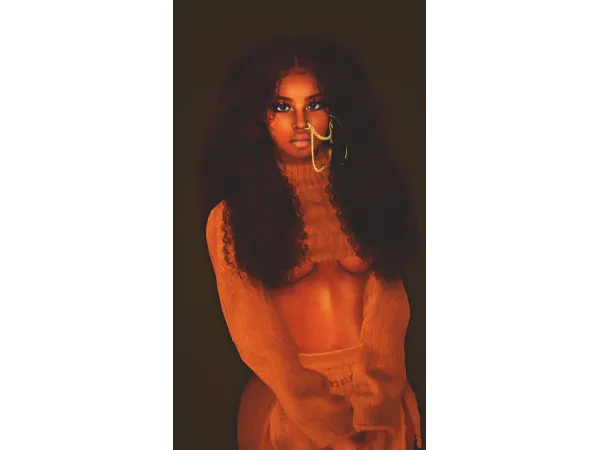 Lala xxBlacksims Curly Wild Hair - The Sims 3 Custom Content