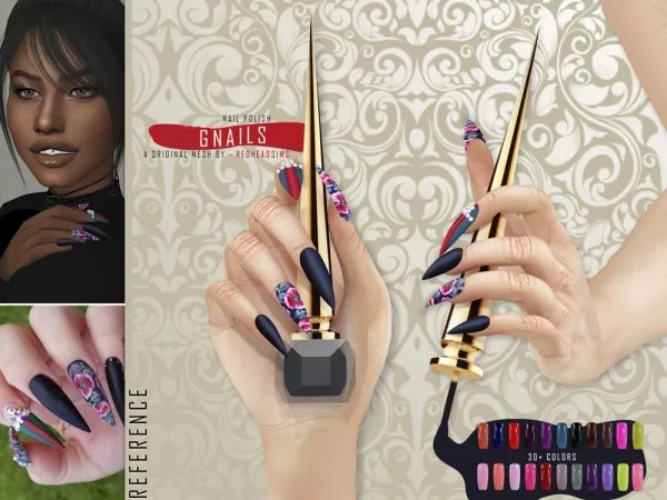 Alpha G NAILS - The Sims 4 Custom Content