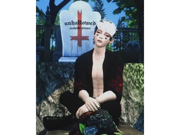 Mix Unhallowed Reshade Preset PS Actions - The Sims 4 Custom Content