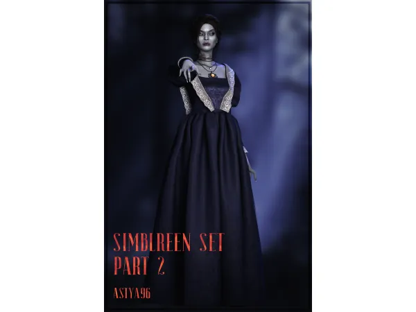Alpha Simblreen Set (2021) Part 2 by simsfinds - The Sims 4 Custom Content