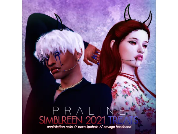 Alpha SIMBLREEN 2021 TREATS by Pralinesims - The Sims 4 Custom Content