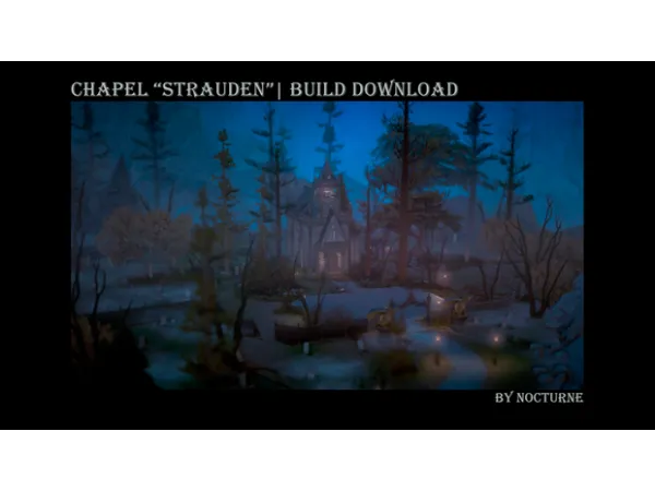 Maxis Match Chapel - The Sims 4 Custom Content