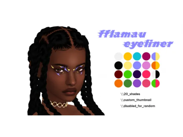 Maxis Match fflamau eyeliner by simsfinds - The Sims 4 custom content