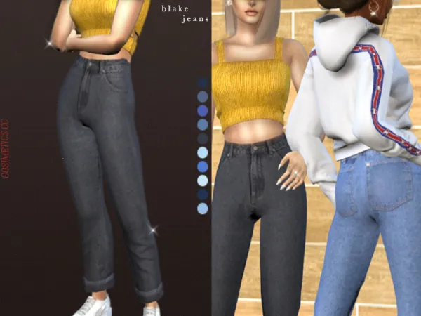 Mix [ cosimetics ] blake jeans - The Sims 4 Custom Content