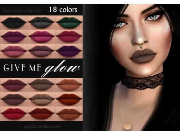 Alpha Give Me Glow Cosmetics - The Sims 4 Custom Content