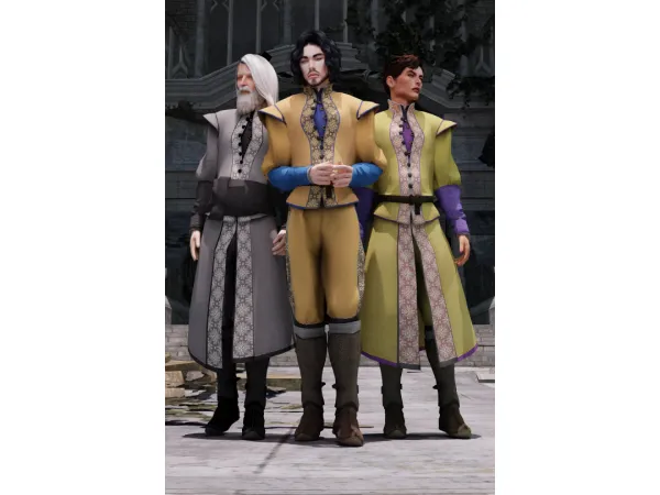 Alpha The Witcher 3 Hearts Of Stone Ofieri Mage Outfits - The Sims 4 Custom Content