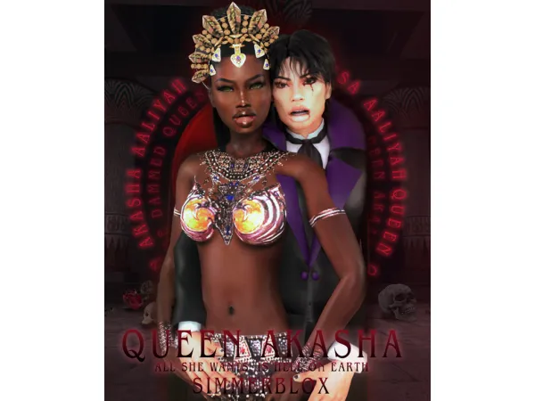 Queen Akasha + Crown #47 by Simmer Blox