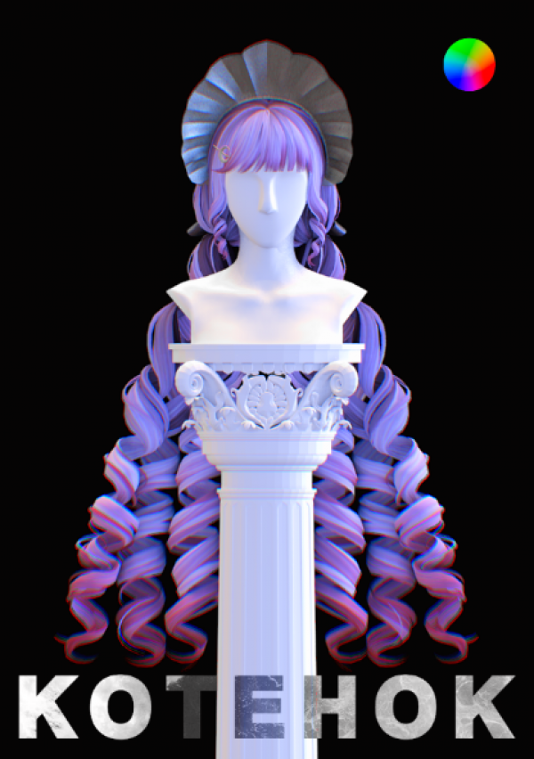 Alpha Nikki Hair 08 by simsfinds - The Sims 4 Custom Content