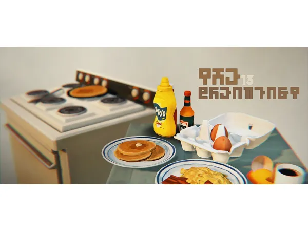 Breakfast Bundle - The Sims 3 Custom Content