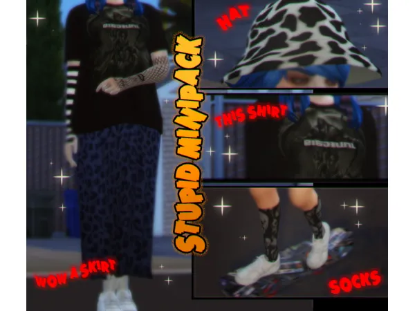 Maxis Match STUPID MINIPACK by dreambot - The Sims 4 Custom Content
