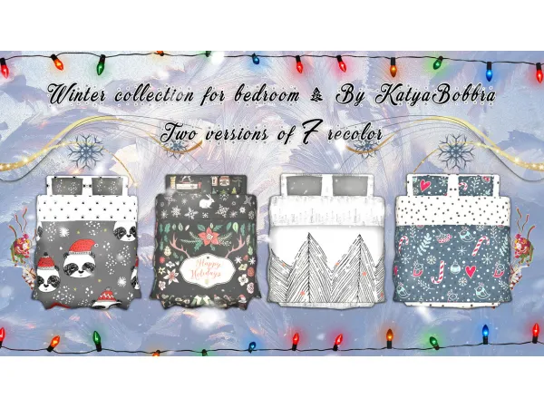 Alpha Christmas set Part 2 anj by reanika - The Sims 4 Custom Content
