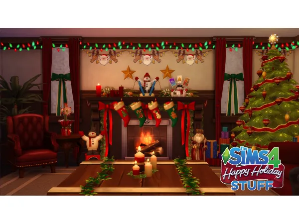 Maxis Match Happy Holiday Stuff by simsi45 - The Sims 4 Custom Content