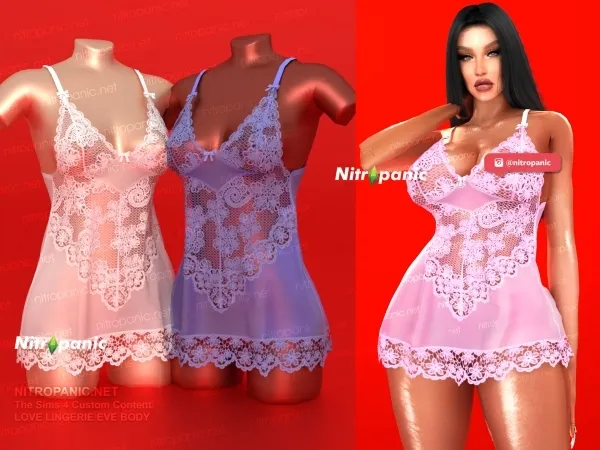Alpha Love Lingerie - The Sims 4 Custom Content