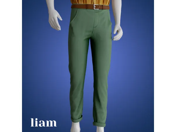 Alpha Liam pants by amelylina - The Sims 4 Custom Content