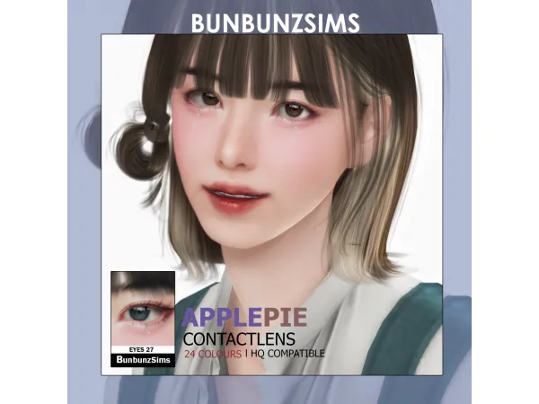 Mix Applepie eyes 24 colors by BunbunzSims - The Sims 4 Custom Content