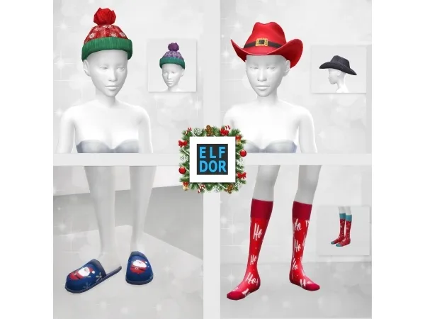 Maxis Match Christmas Accessories Set November Collection 2 - The Sims 4 Custom Content
