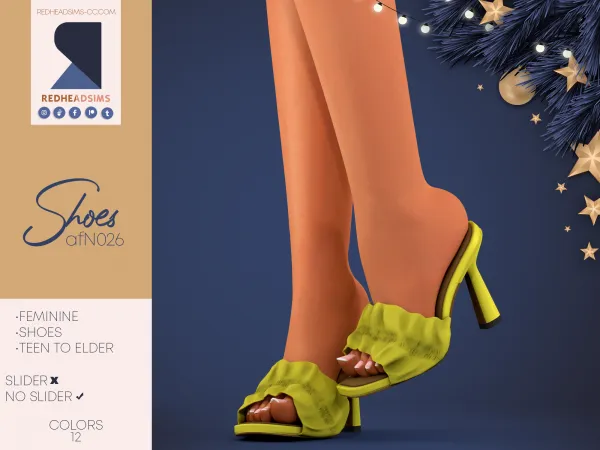 Alpha AF SHOES N026 NO SLIDER - The Sims 4 Custom Content