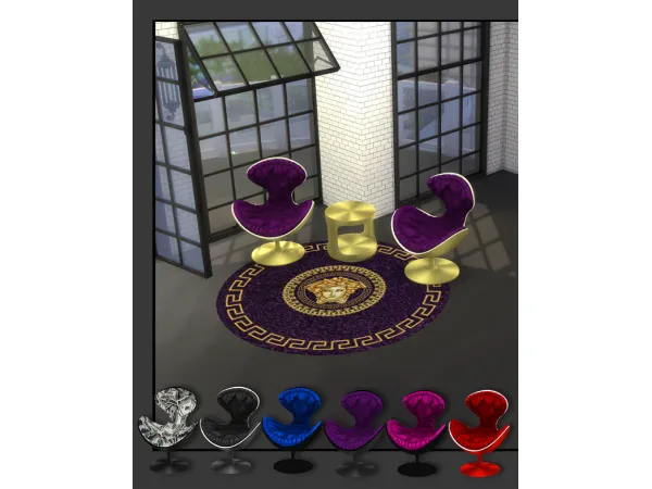 Alpha Armchair - The Sims 4 Custom Content