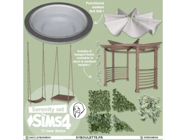 Alpha SERENITY HOTTUB SIMS 4 - The Sims 4 Custom Content