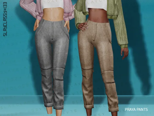 Alpha SC133 Praya pants - The Sims 4 Custom Content