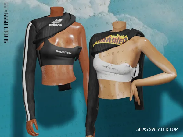 Alpha SC133 Silas Sweater by slayclassy - The Sims 4 Custom Content