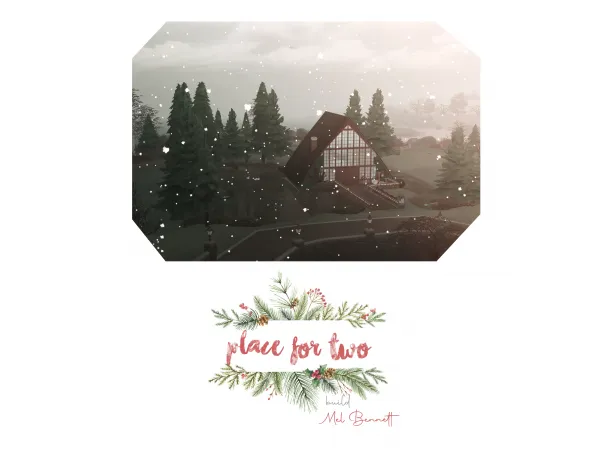 Maxis Match Advent Calendar 9 Place for Two Build - The Sims 4 Custom Content