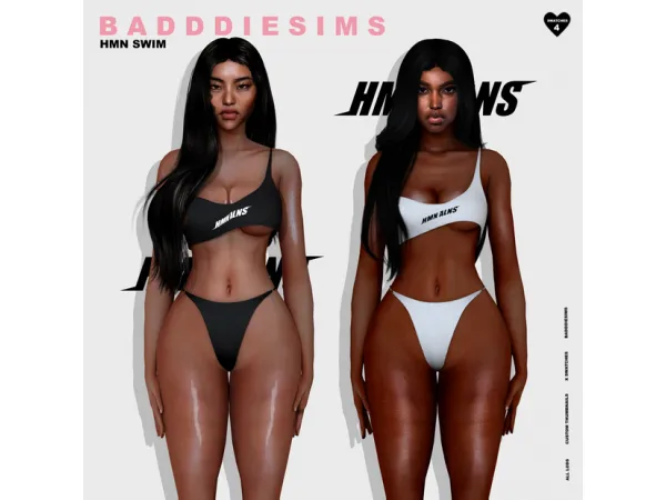 HMN SWIM by BADDDIESIMS