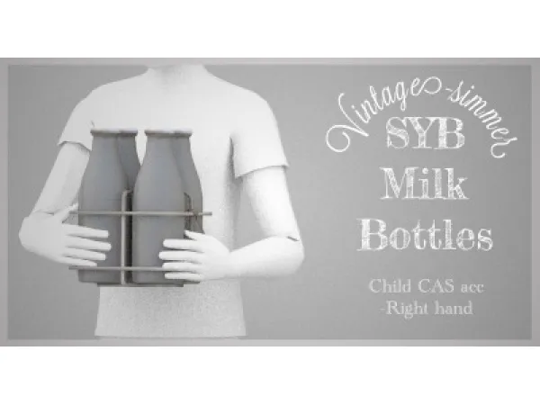 Maxis Match Child CAS acc Milks by simsfinds - The Sims 4 Custom Content