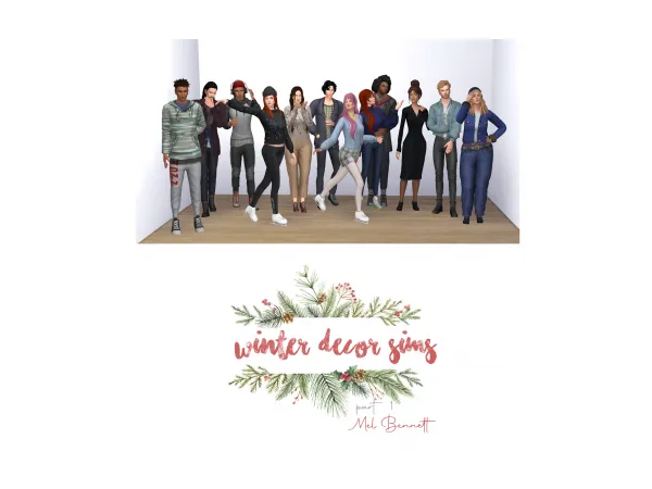 Maxis Match Advent Calendar 11 Winter Decor Sims - The Sims 4 Custom Content