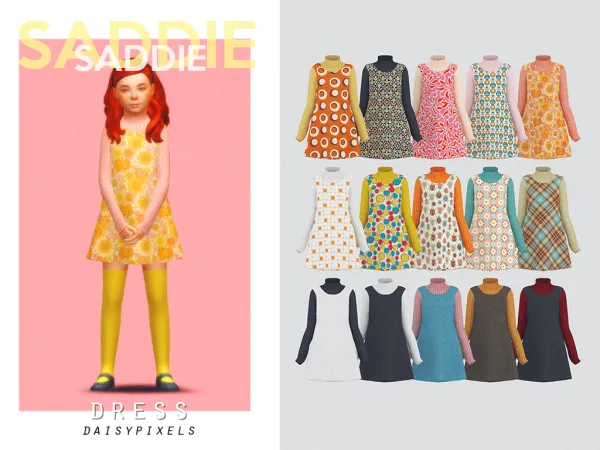 Alpha Saddie Dress ( ) - The Sims 4 Custom Content