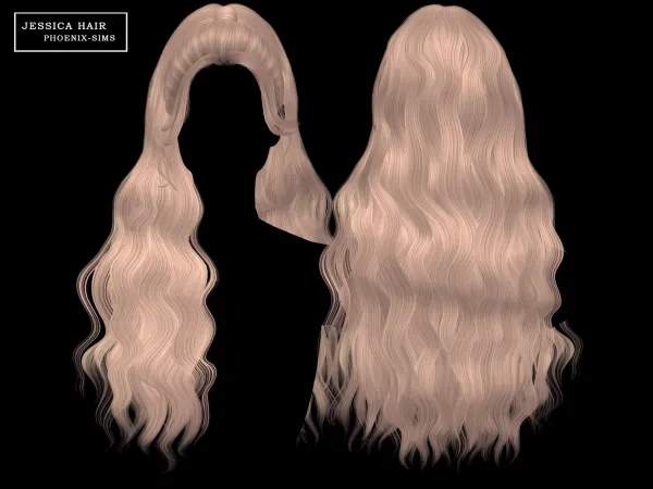 Alpha Jessica Hair - The Sims 4 Custom Content