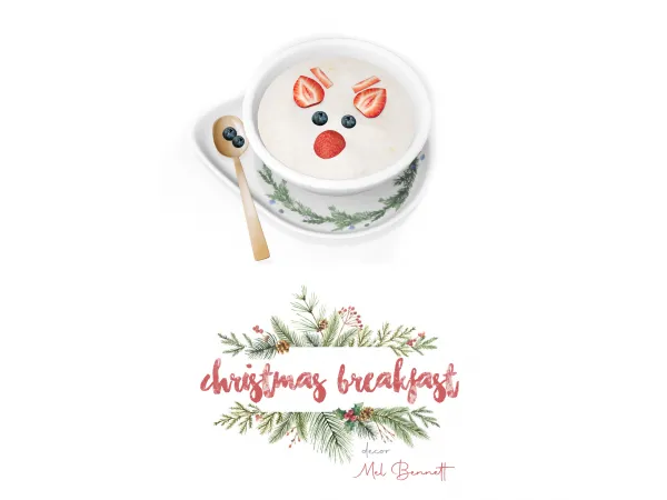 Maxis Match Advent Calendar 13 Christmas Breakfast - The Sims 4 Custom Content
