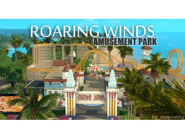 Roaring Winds Amusement Park by simpishly The Sims 3 Download