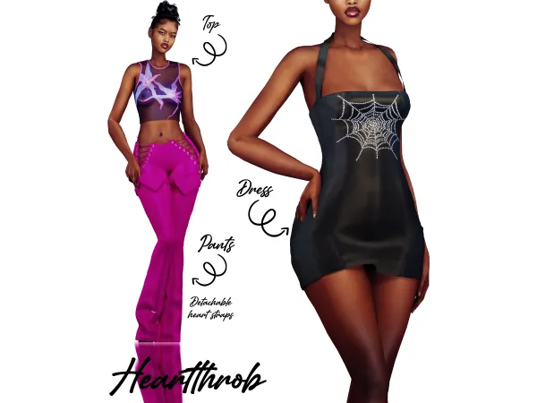 Alpha Heartthrob Collection by Body by Vasquez - The Sims 4 Custom Content
