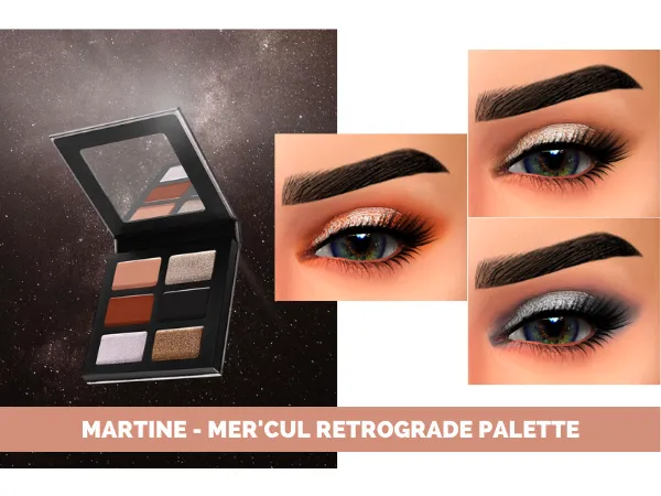 Mix MARTINE MERCULE RETROGRADE PALETTE - The Sims 4 Custom Content