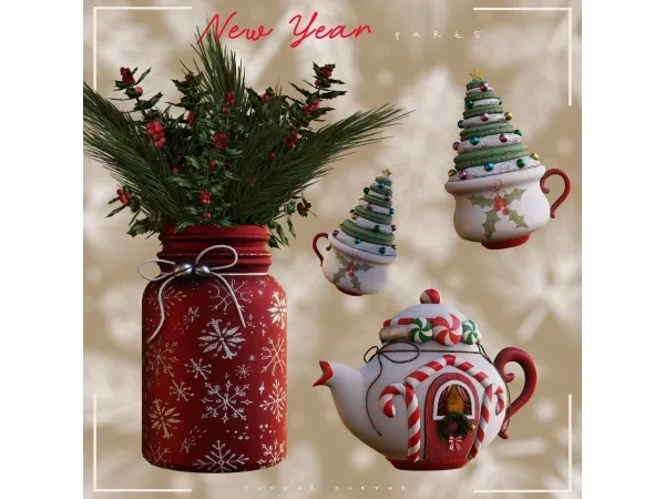 Alpha pack New Year part 5 (early access 011622) - The Sims 4 Custom Content