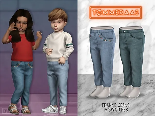 Alpha TØMMERAAS Frankie Jeans (25) - The Sims 4 Custom Content