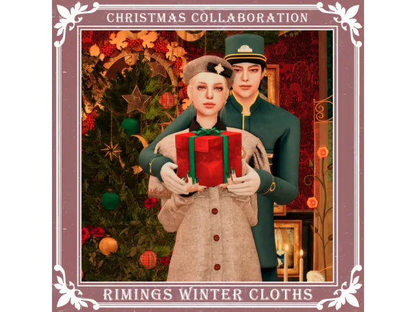 Alpha &#549227533038587 CHRISTMAS COLLABORATION 🎄🎁 by simsfinds - The Sims 4 custom content