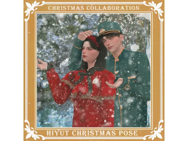 Alpha CHRISTMAS COLLABORATION by simsfinds - The Sims 4 Custom Content