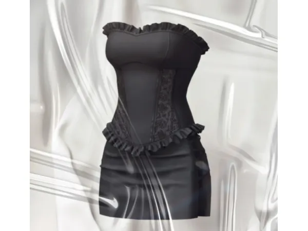 Alpha Punk dress ripped stockings by Arltos - The Sims 4 Custom Content