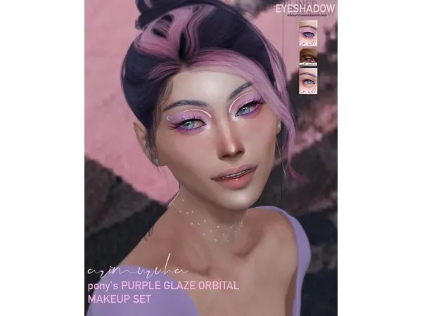 arimuruha pony’s PURPLE GLAZE ORBITAL MAKEUP SET