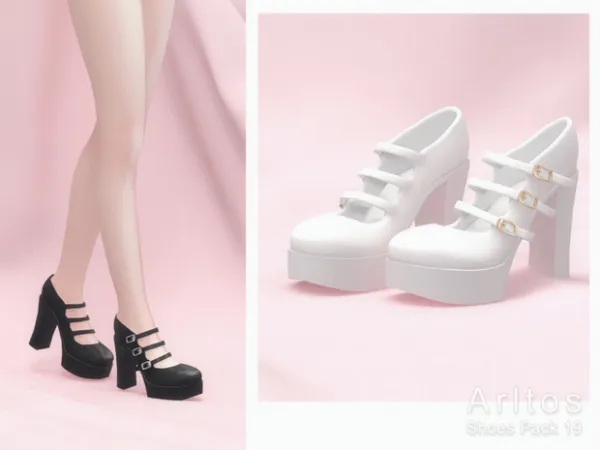 Alpha Shoes pack 19 by Arltos - The Sims 4 Custom Content