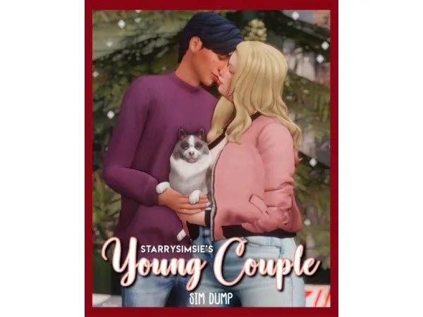 Mix Young Couple sim dump - The Sims 4 Custom Content